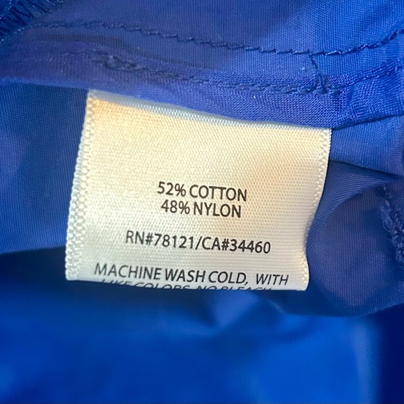 Eileen Fisher Women’s Royal Blue Rain Coat - Picture 9 of 10